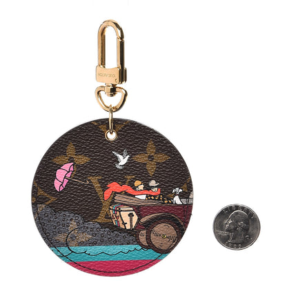 Louis Vuitton Monogram 2015 Christmas Animation Bag Charm Key Ring 2 of 6