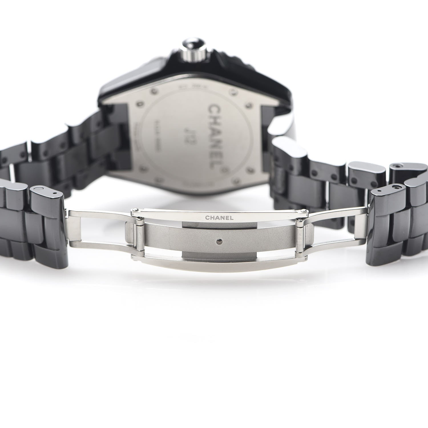 Chanel Stainless Steel Ceramic 41mm J12 Automatic Watch Black 6 of 7