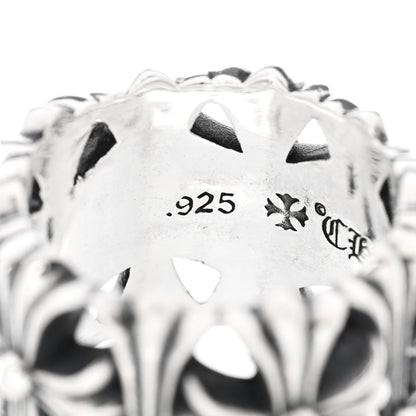 Chrome Hearts Sterling Silver Cemetery Cross Ring 61 9.5 5 of 6