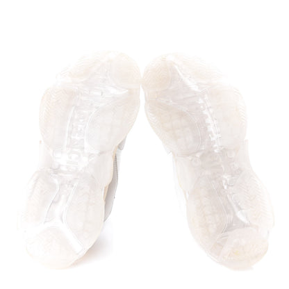 Balenciaga Fabric Mesh Clear Sole Womens Triple S Sneakers 39 White 6 of 10