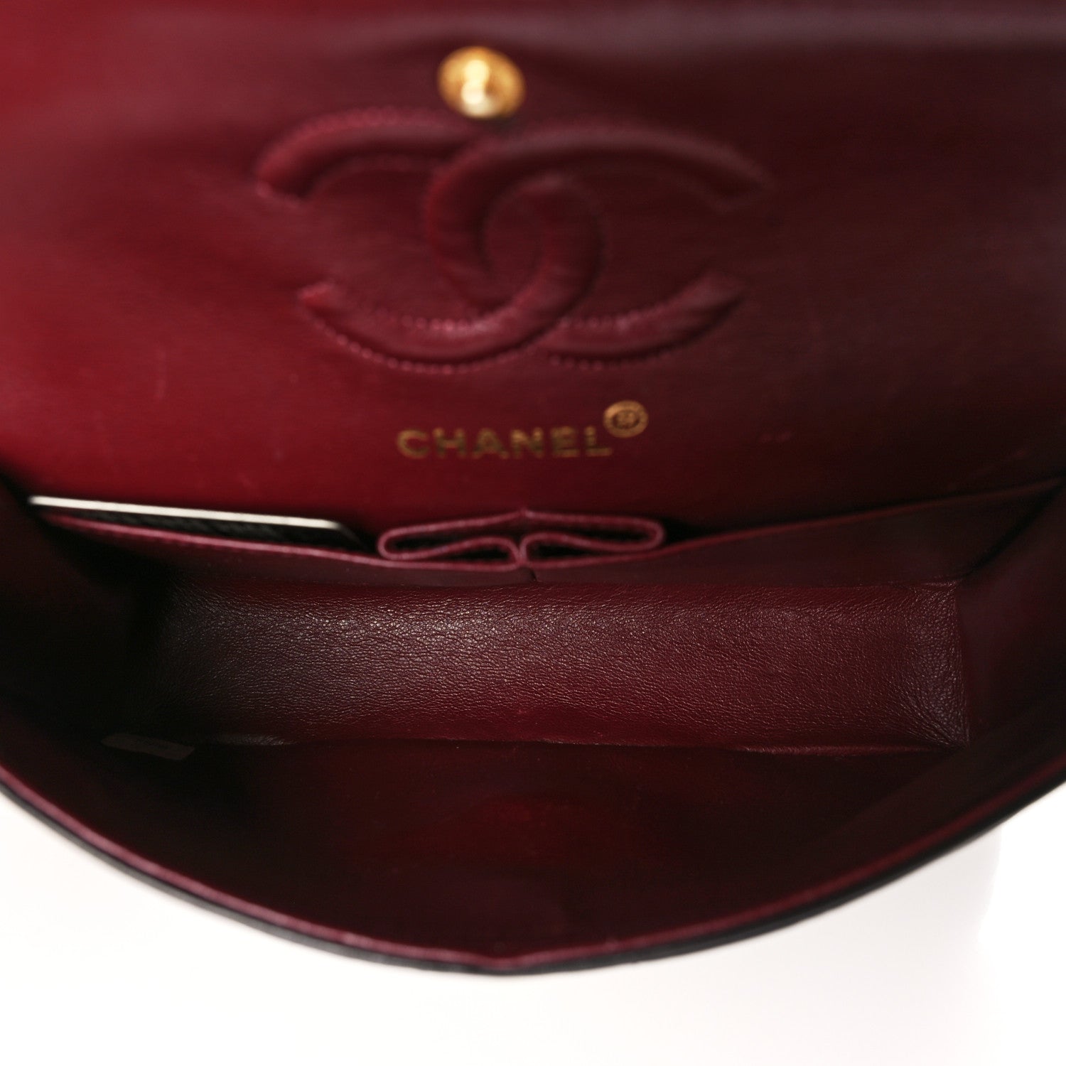 Chanel Lambskin Quilted Small Double Flap Black 5 of 9