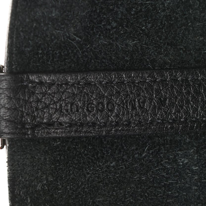 Hermes Taurillon Clemence Picotin Lock 22 MM Black Gold 7 of 10