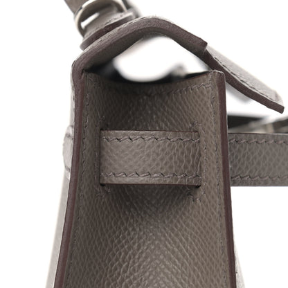 Hermes Epsom Mini Kelly Sellier 20 Etain 17 of 30