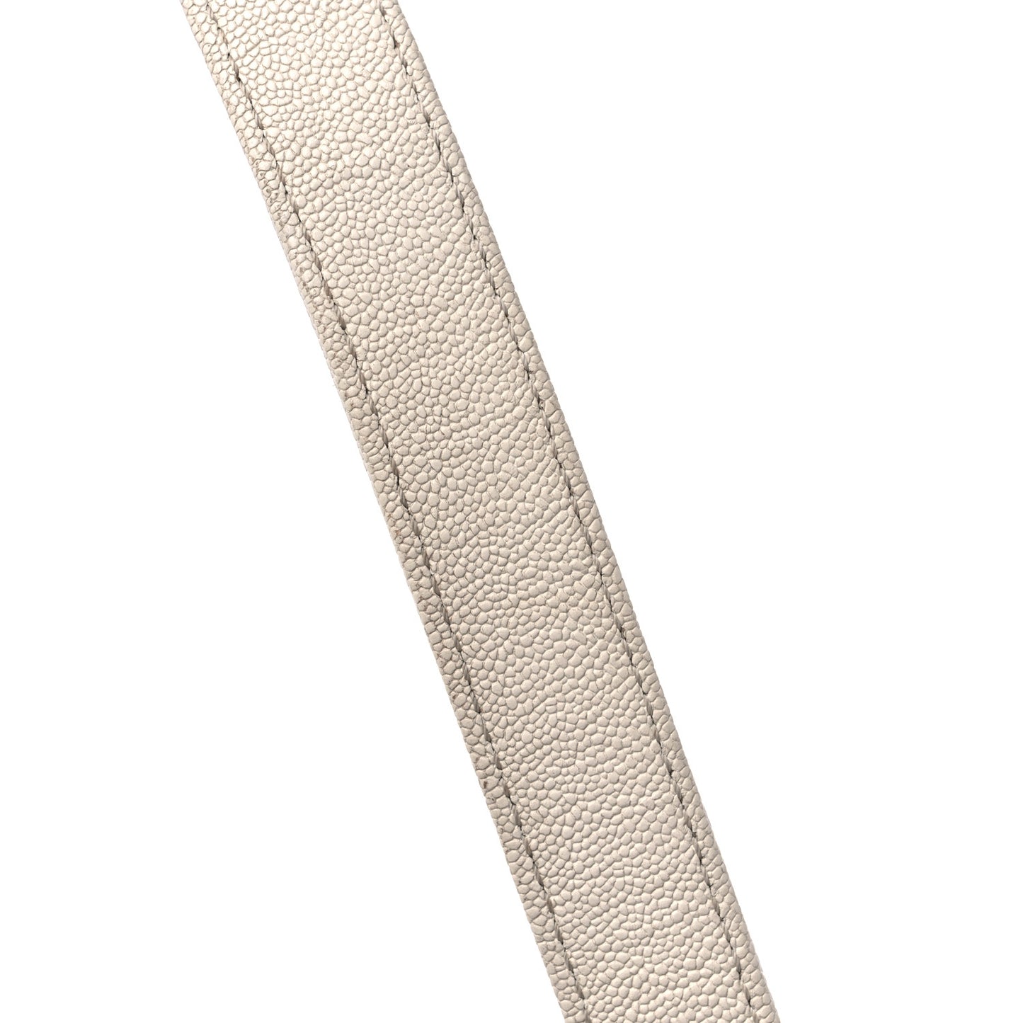 Caviar Quilted Medium Boy Flap White