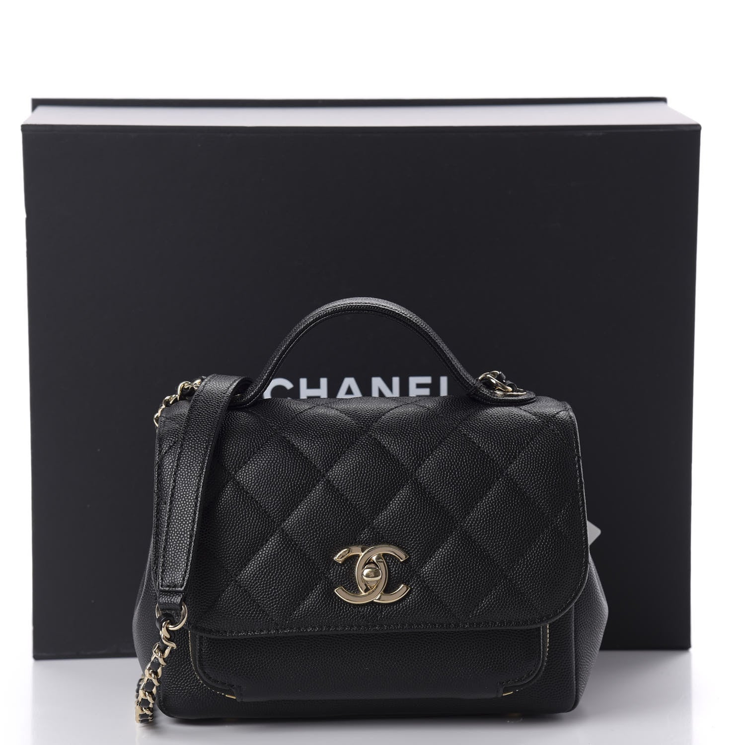 Chanel Caviar Quilted Small Business Affinity Flap Black 12 of 12