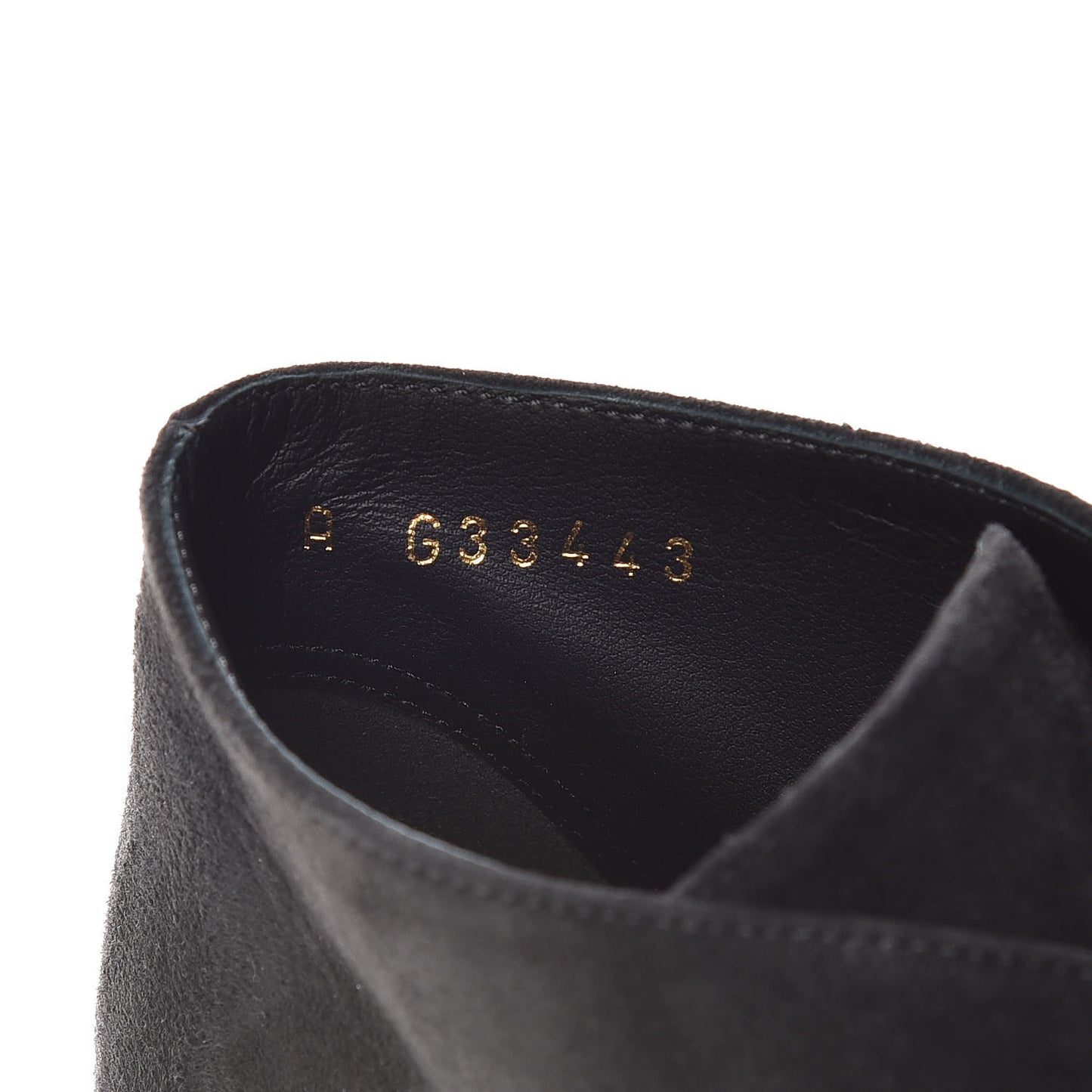 Suede Grosgrain Pearl Lace Up Booties 35.5 Black