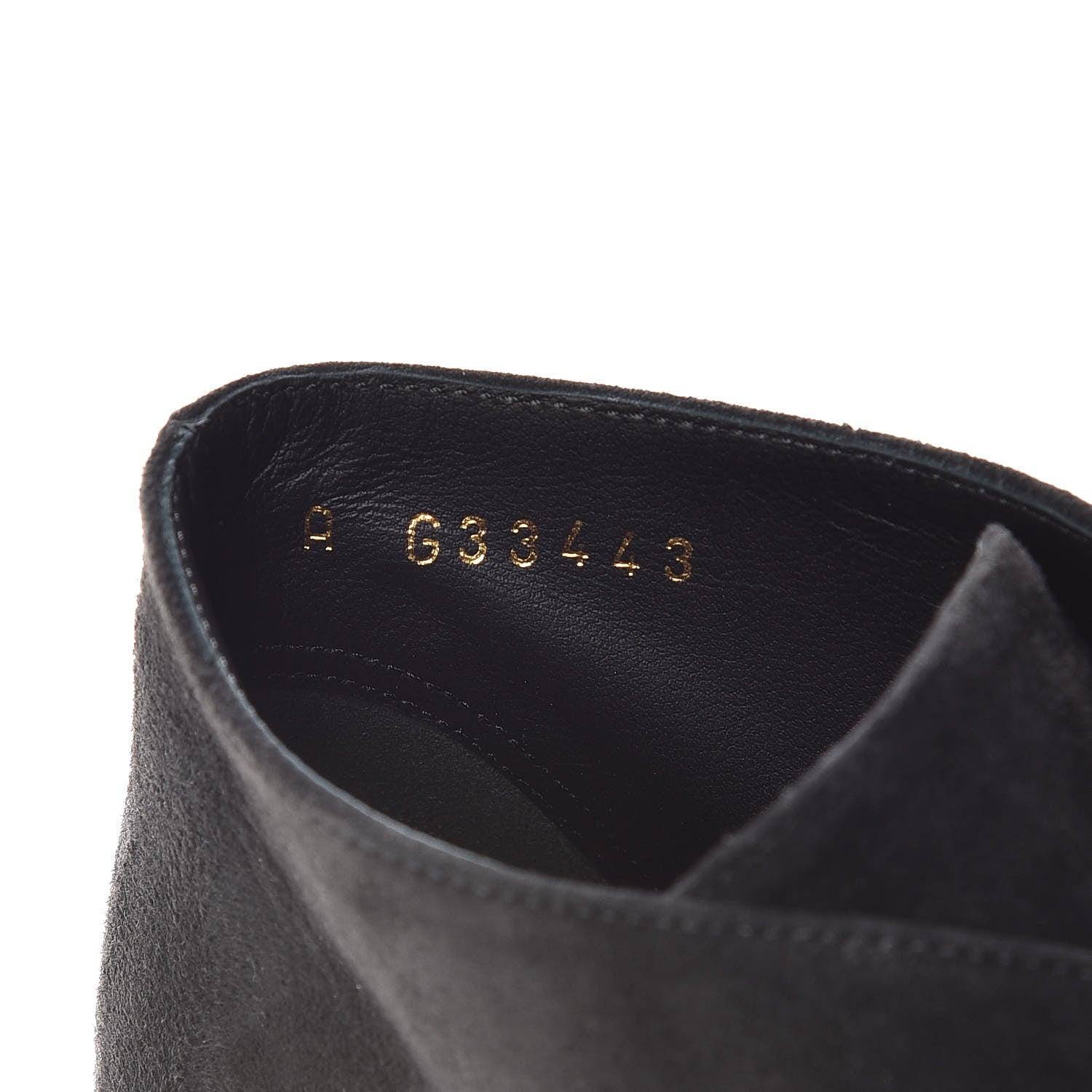 Chanel Suede Grosgrain Pearl Lace Up Booties 35.5 Black 8 of 9