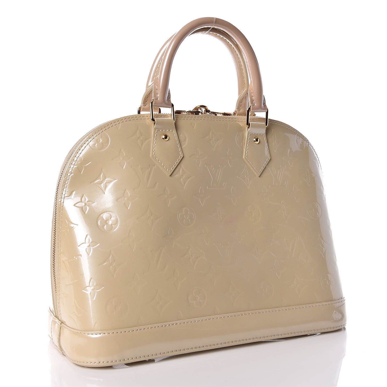 Louis Vuitton Vernis Alma PM Blanc Corail 3 of 12