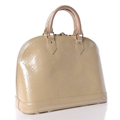 Louis Vuitton Vernis Alma PM Blanc Corail 3 of 12