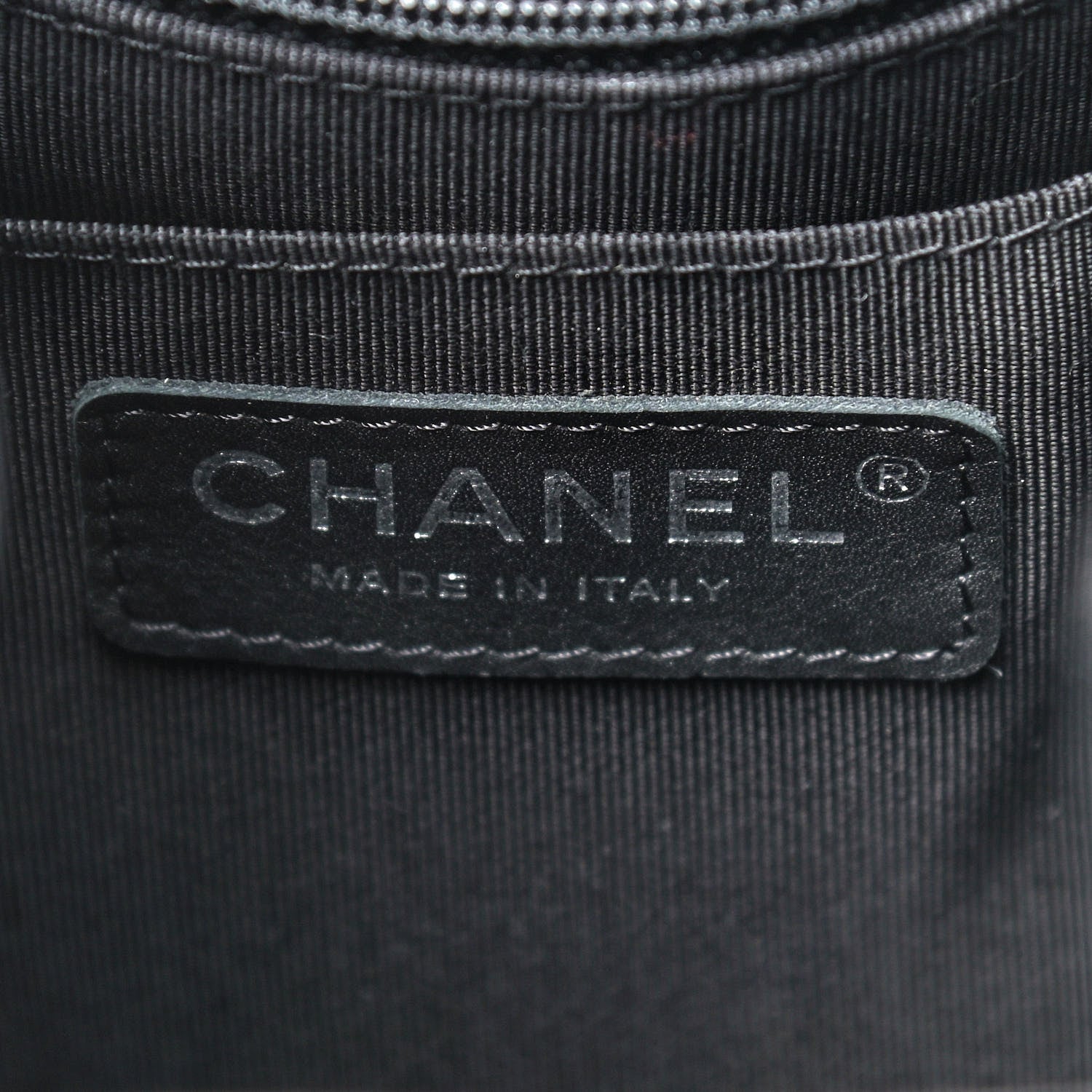Chanel Calfskin Chevron Small Urban Spirit Drawstring Bag Black 8 of 9