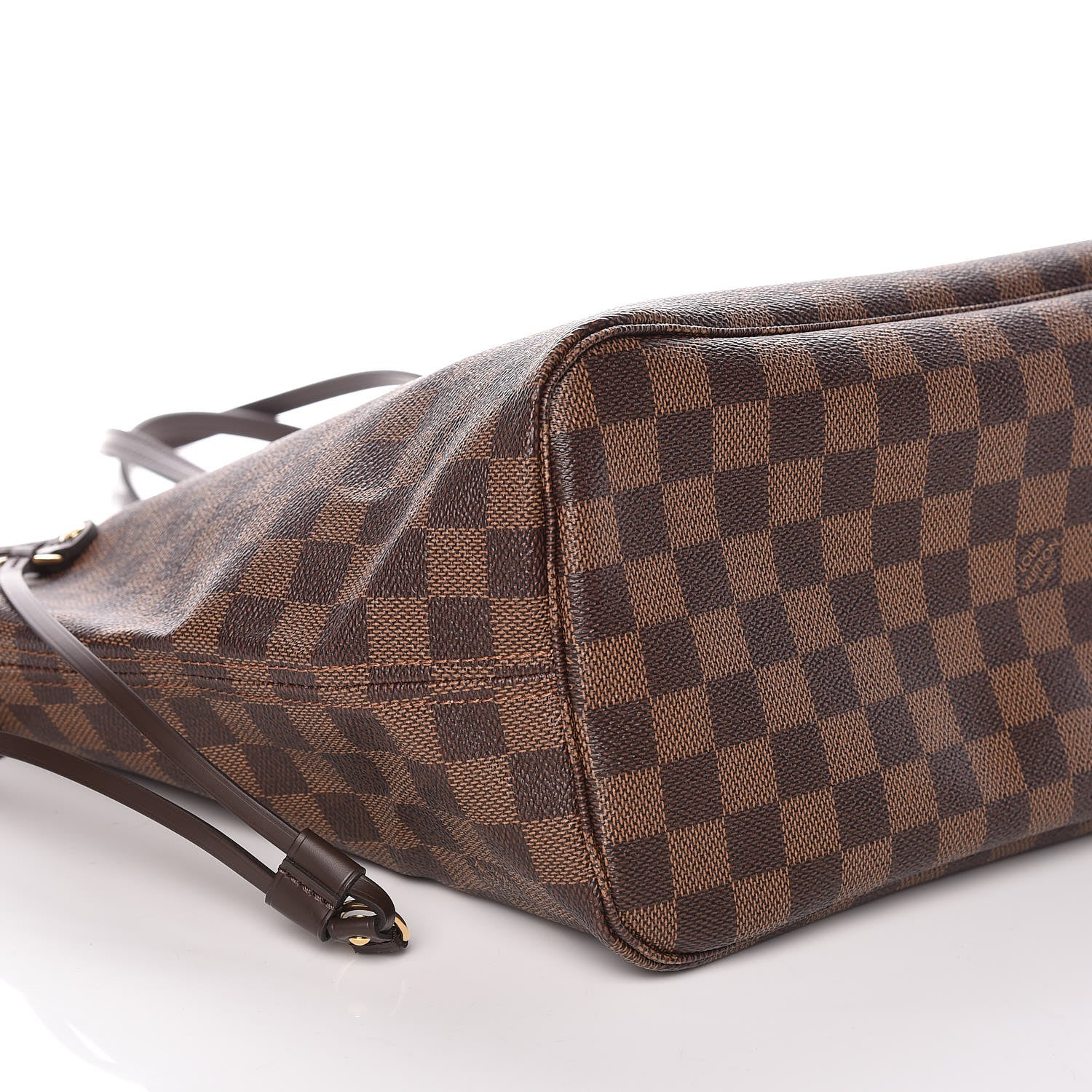 Louis Vuitton Damier Ebene Neo Neverfull MM Rose Ballerine 9 of 11