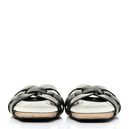 Saint Laurent Calfskin Nu Pied 05 Slide Sandals 41 Black 2 of 9