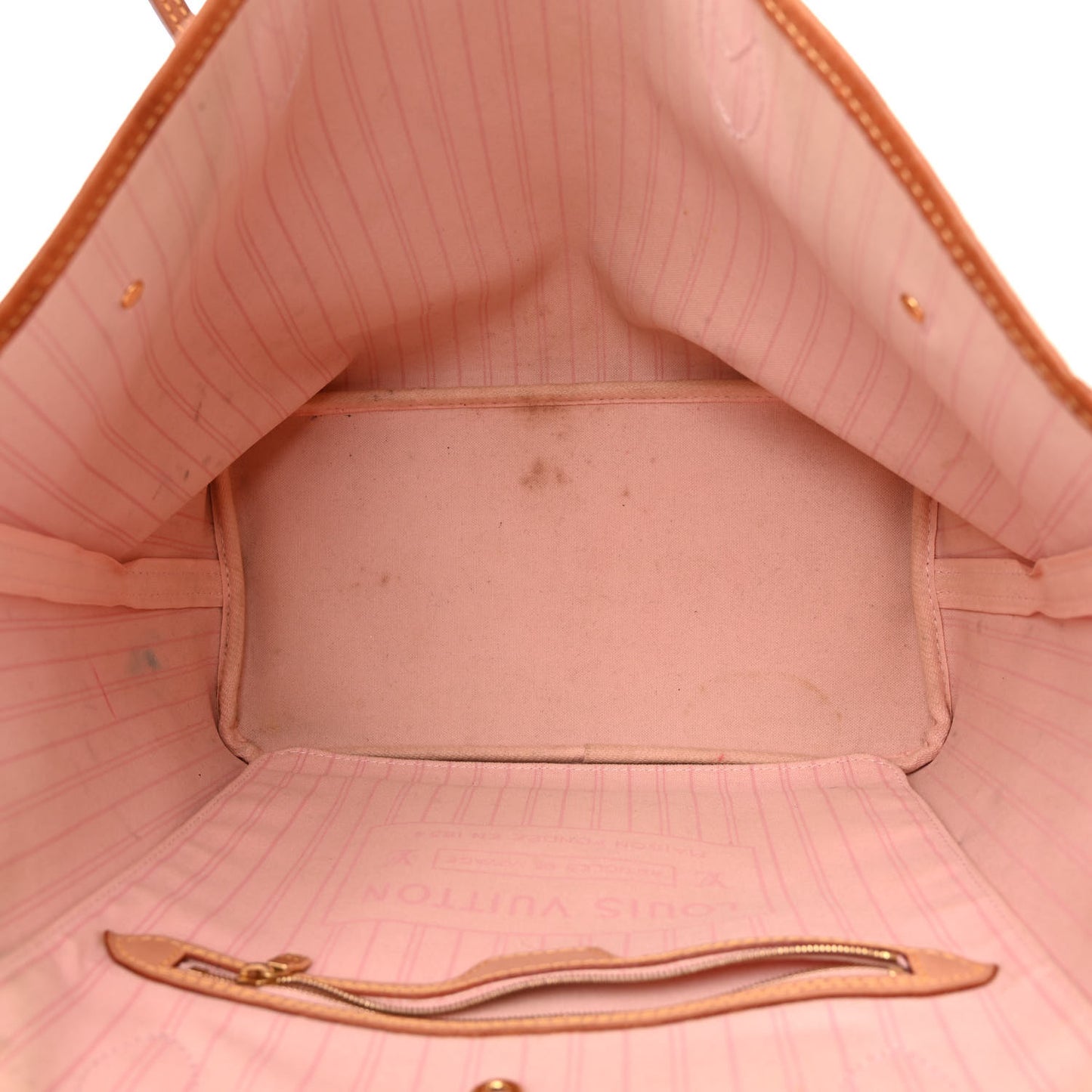 Damier Azur Neo Neverfull MM Rose Ballerine