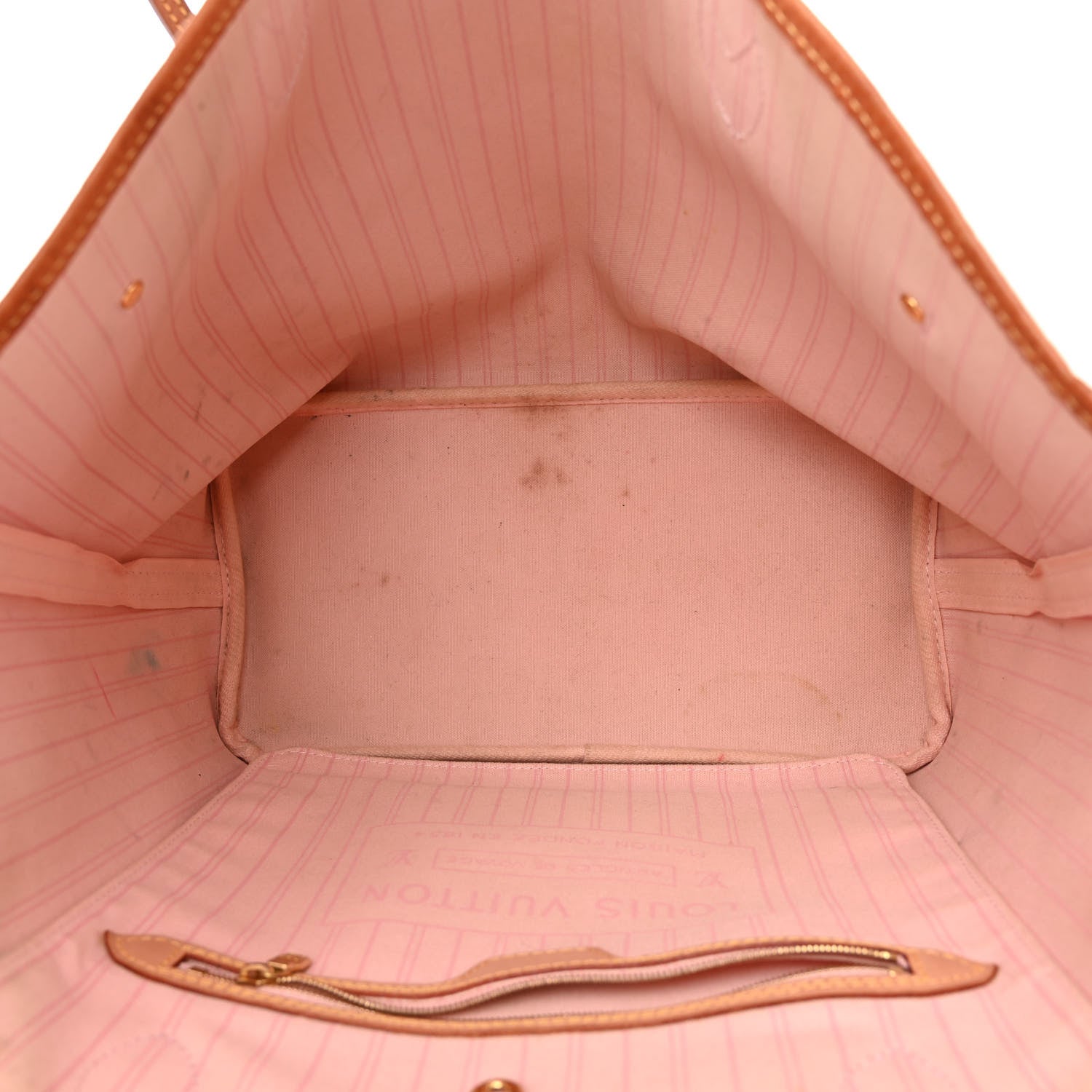 Louis Vuitton Damier Azur Neo Neverfull MM Rose Ballerine 6 of 15