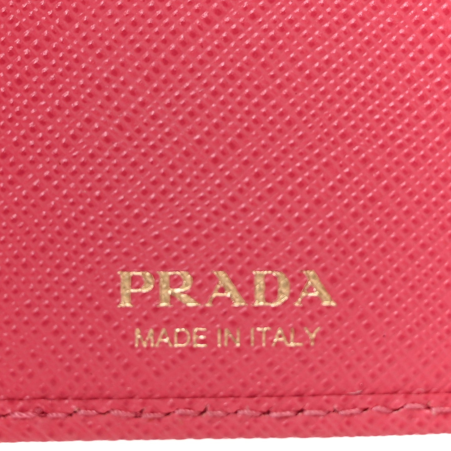 Saffiano Metal Compact Wallet Peonia Begonia