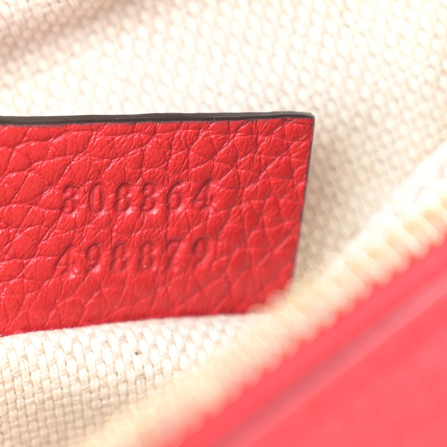 Pebbled Calfskin Small Soho Disco Bag Vibrant Red