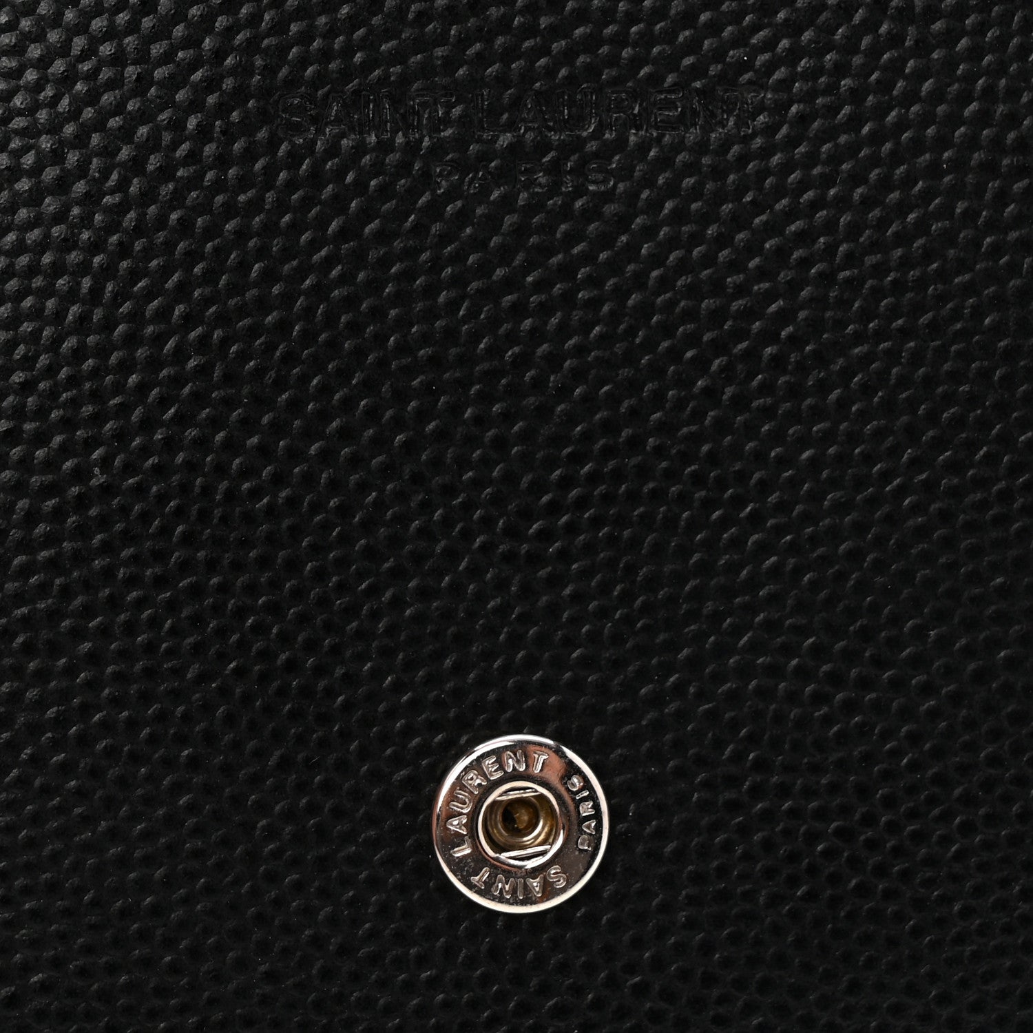 Saint Laurent Grain De Poudre Business Card Case Black 6 of 9