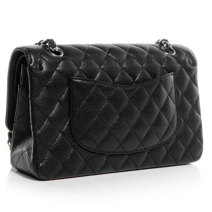 Chanel Caviar Quilted Medium Double Flap Black 3 of 8