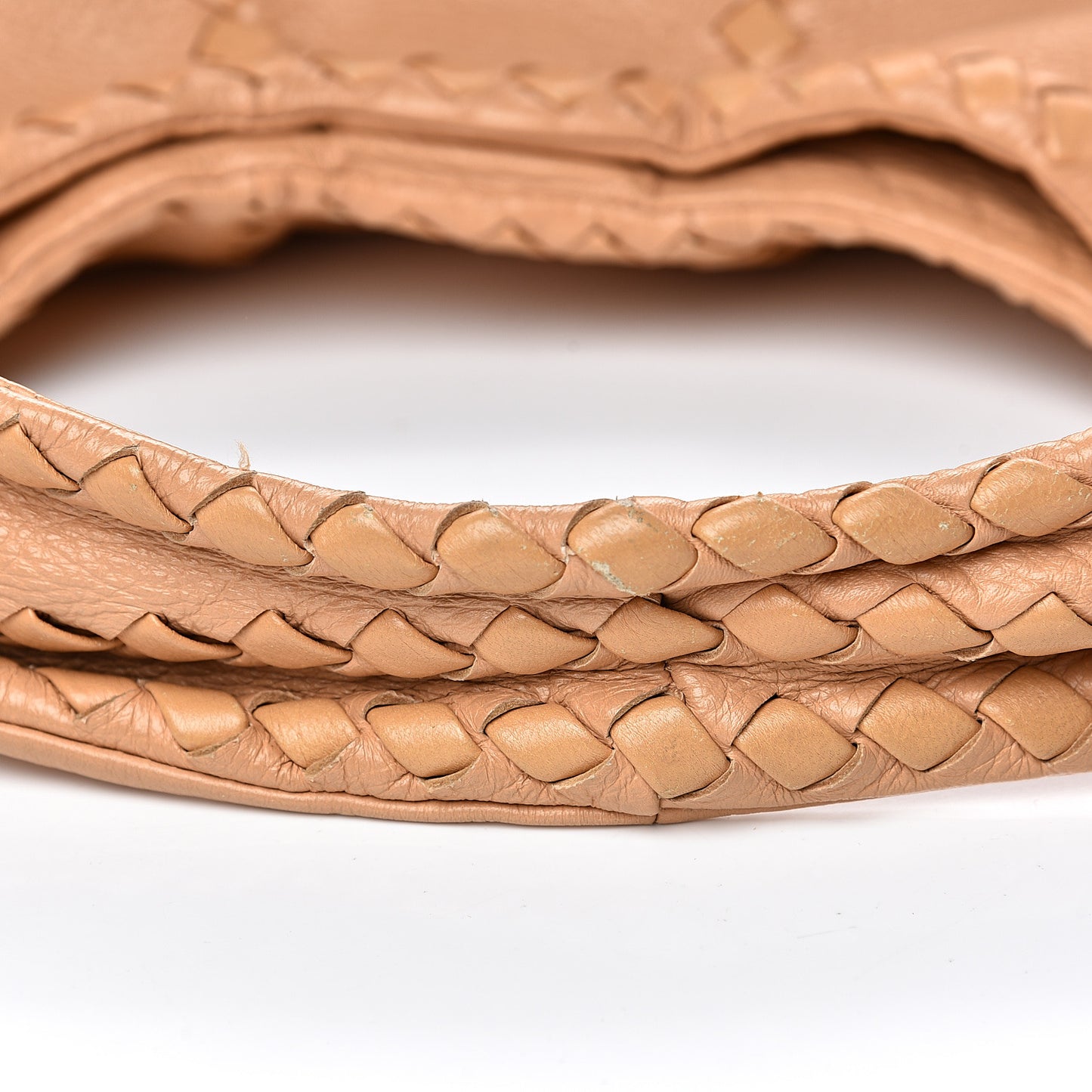 Cervo Deerskin Large Hobo Carmel