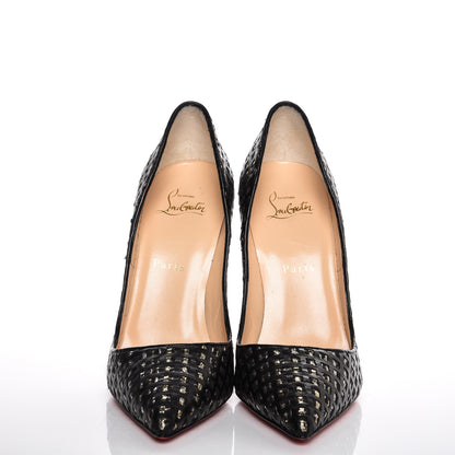 Christian Louboutin Optic Mosaico Nappa So Kate 120 Pumps 38 Black 2 of 7