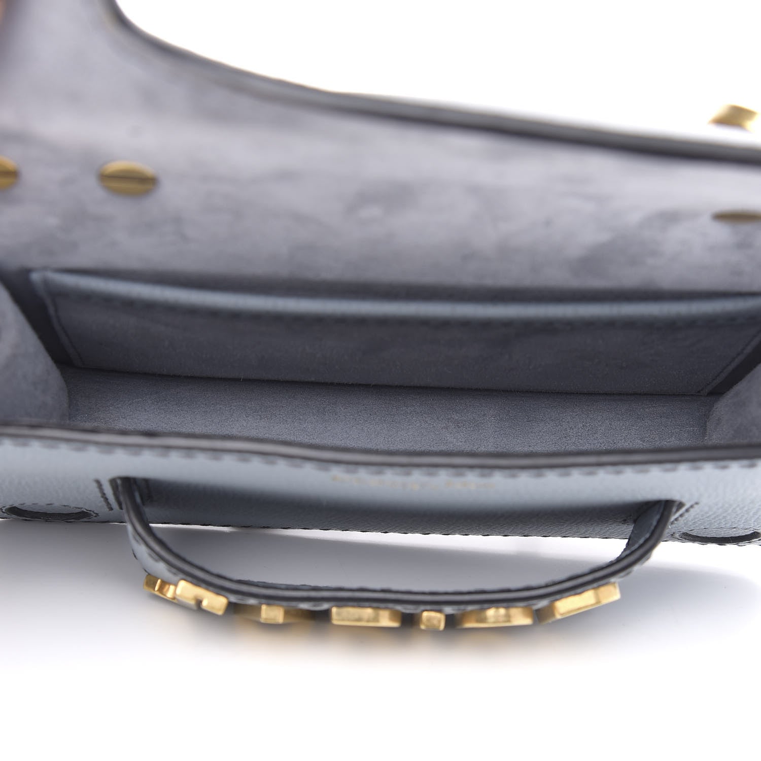 Christian Dior Grained Calfskin Mini J'Adior Chain Flap Bag Sky Blue 5 of 11