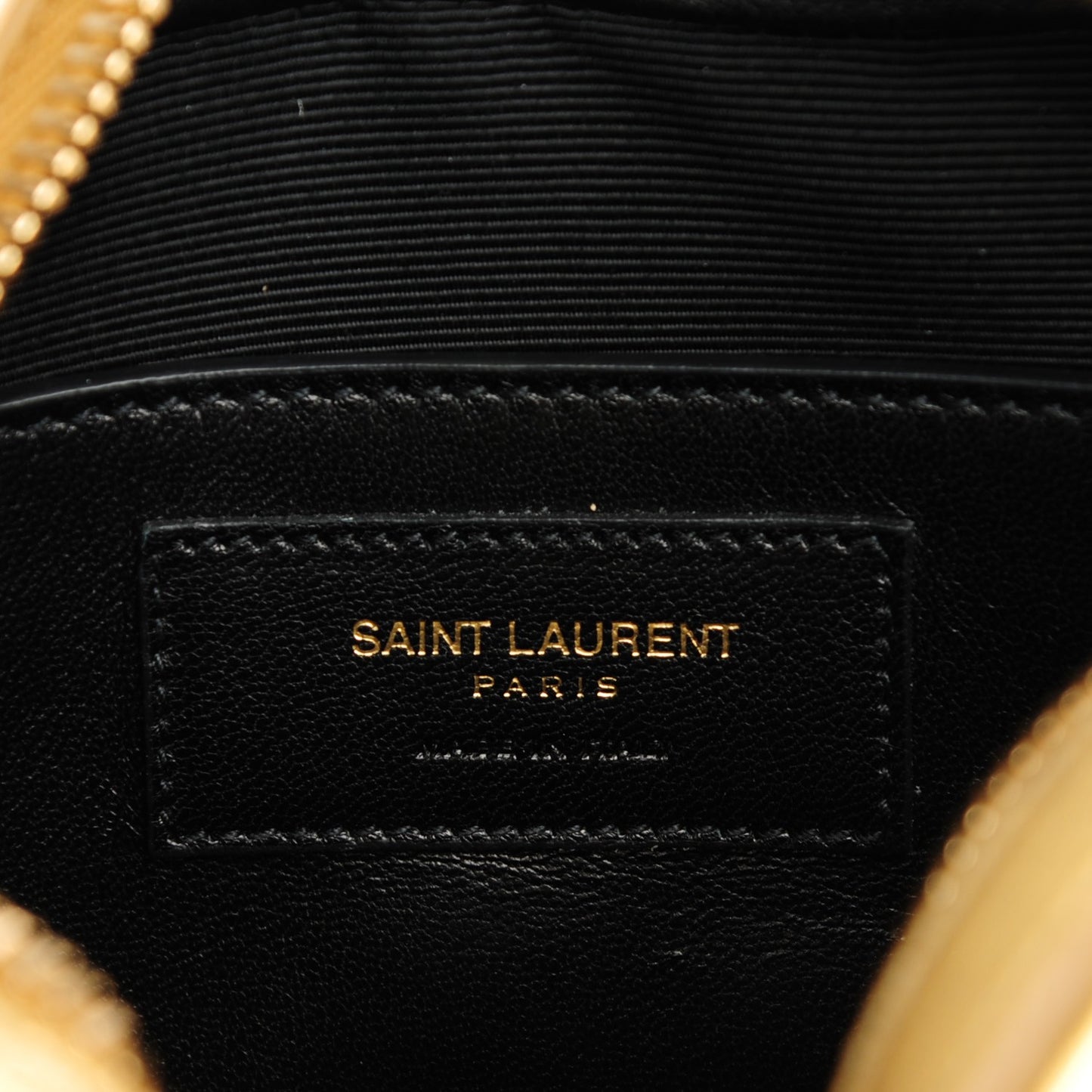 Metallic Calfskin Small Classic Monogram Camera Bag Gold