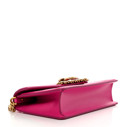 Dolce & Gabbana Smooth Calfskin Small Devotion Envelope Top Handle Bag Pink 4 of 12