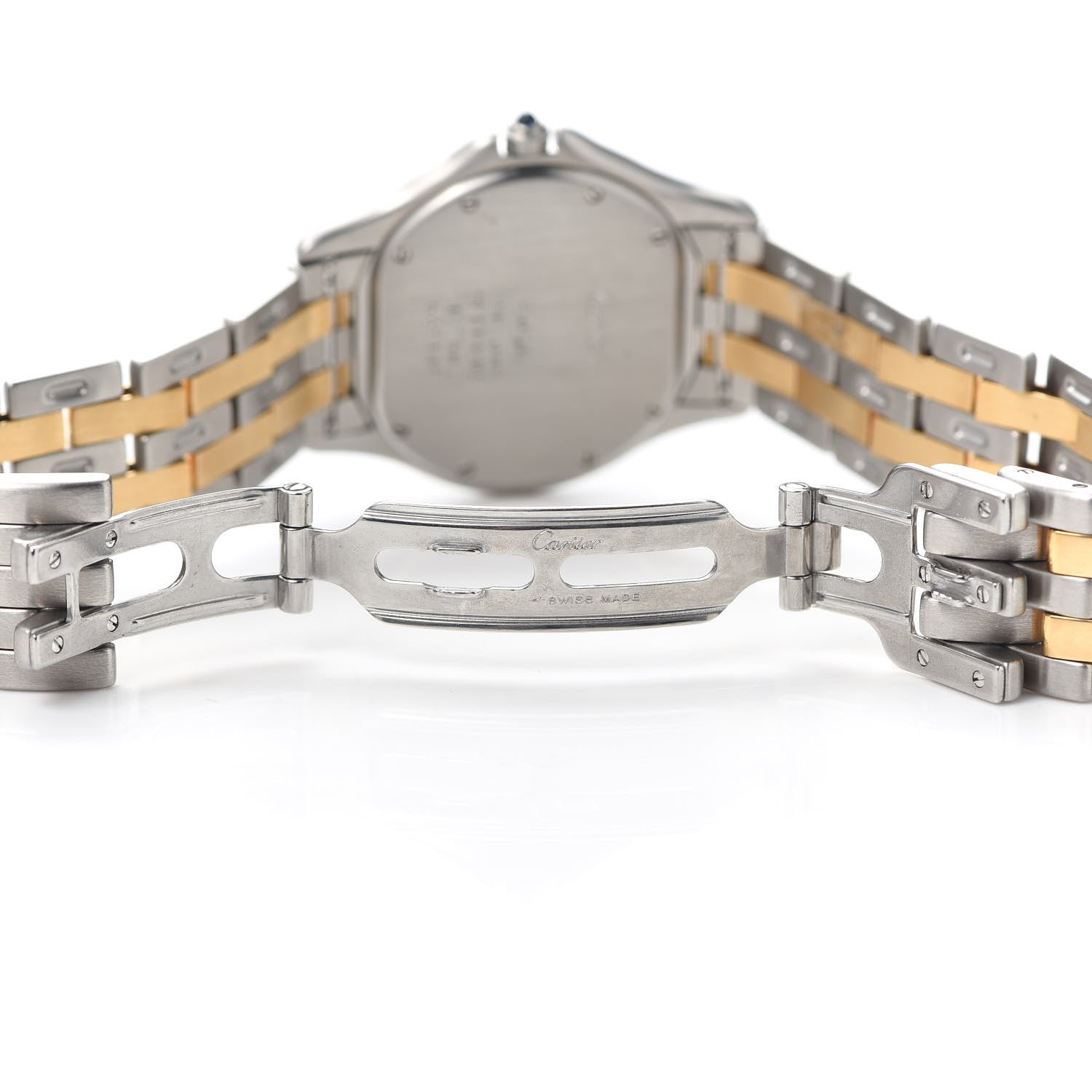 Cartier Stainless Steel 18K Yellow Gold 33mm Cougar Quartz Watch 5 of 6