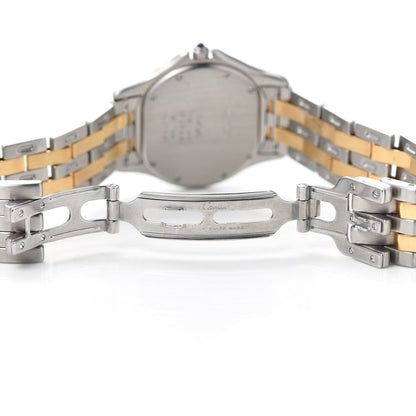 Cartier Stainless Steel 18K Yellow Gold 33mm Cougar Quartz Watch 5 of 6