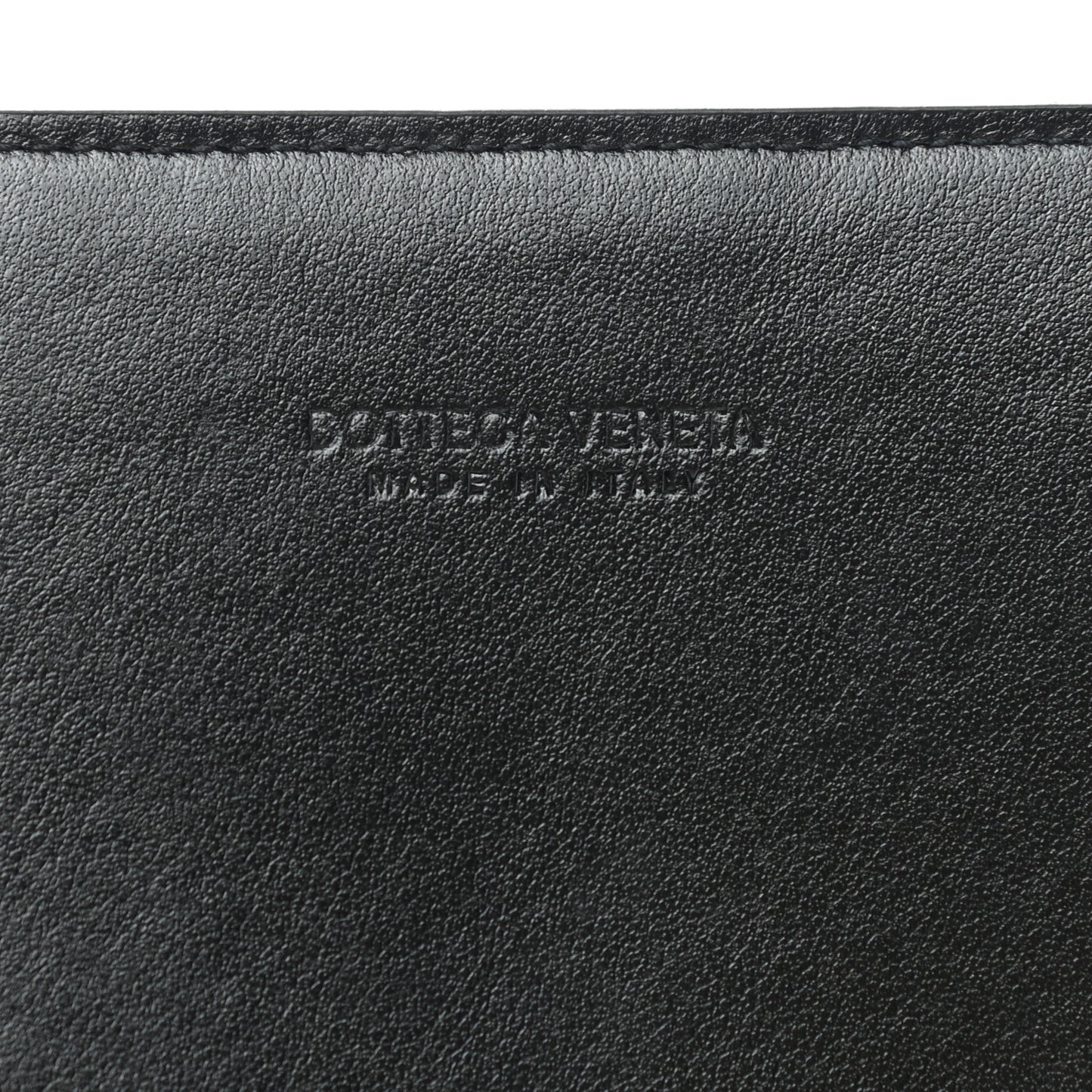 Nappa Intrecciato Flap Pouch Black