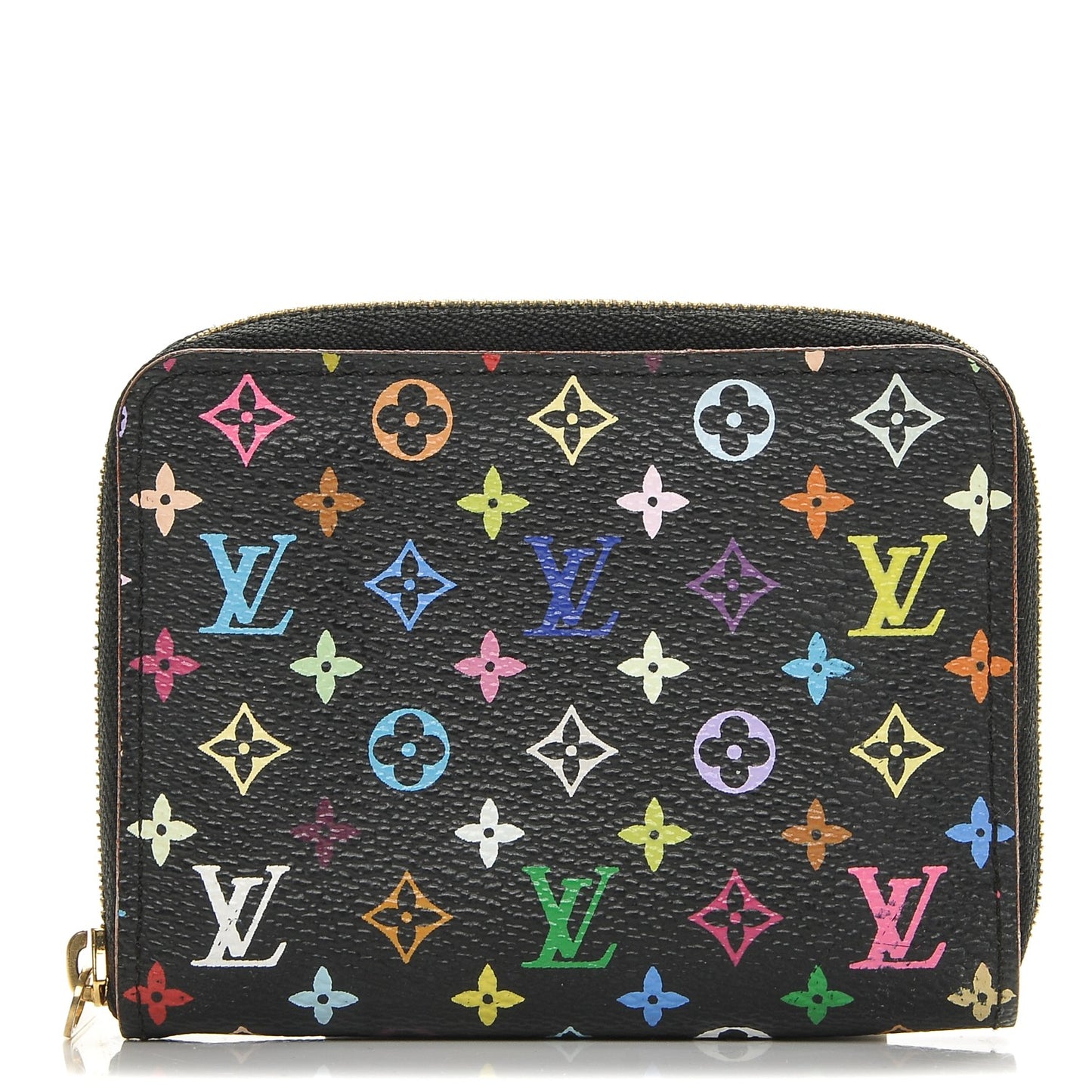 Monogram Multicolor Zippy Coin Purse Black Grenade