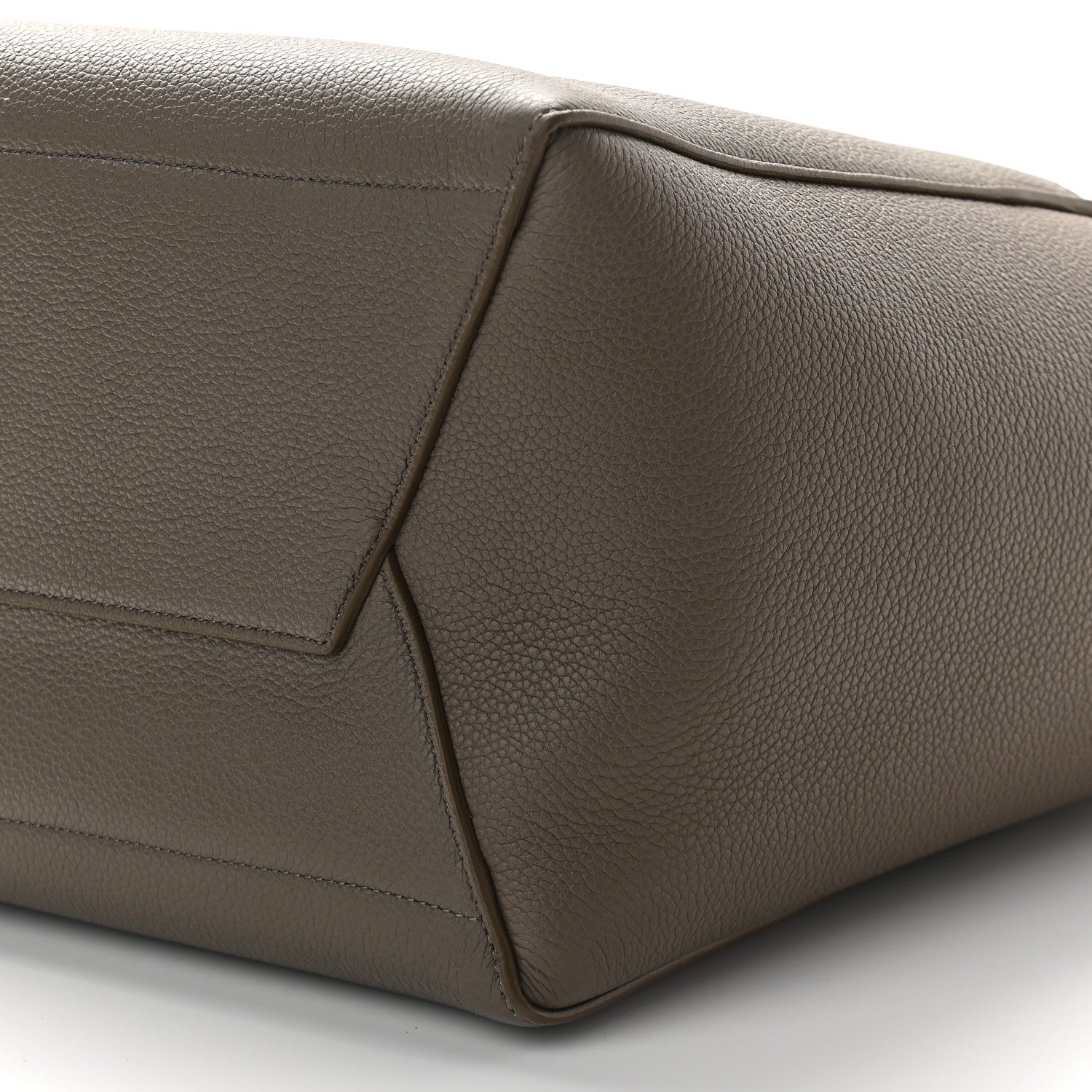 Celine Soft Grained Calfskin Sangle Bucket Bag Taupe 8 of 8