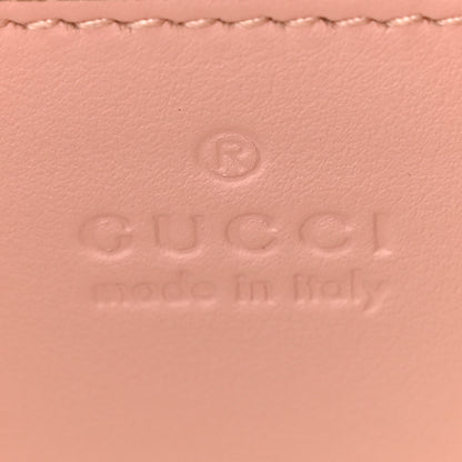 Gucci Calfskin GG Matelasse Small Slim Chain Shoulder Bag Perfect Pink Natural 6 of 10