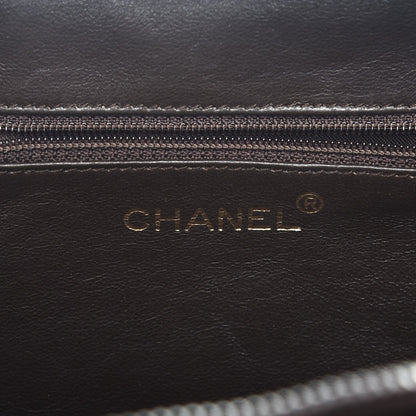 Chanel Suede Box Bag Dark Brown 6 of 11