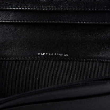 Chanel Lambskin Quilted Yen Wallet Black 7 of 9