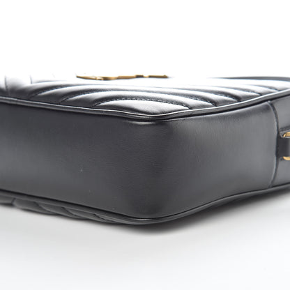 Saint Laurent Calfskin Matelasse Monogram Lou Camera Bag Black 9 of 10