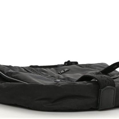 Christian Dior HOMME Nylon Saddle Messenger Bag Black 6 of 11