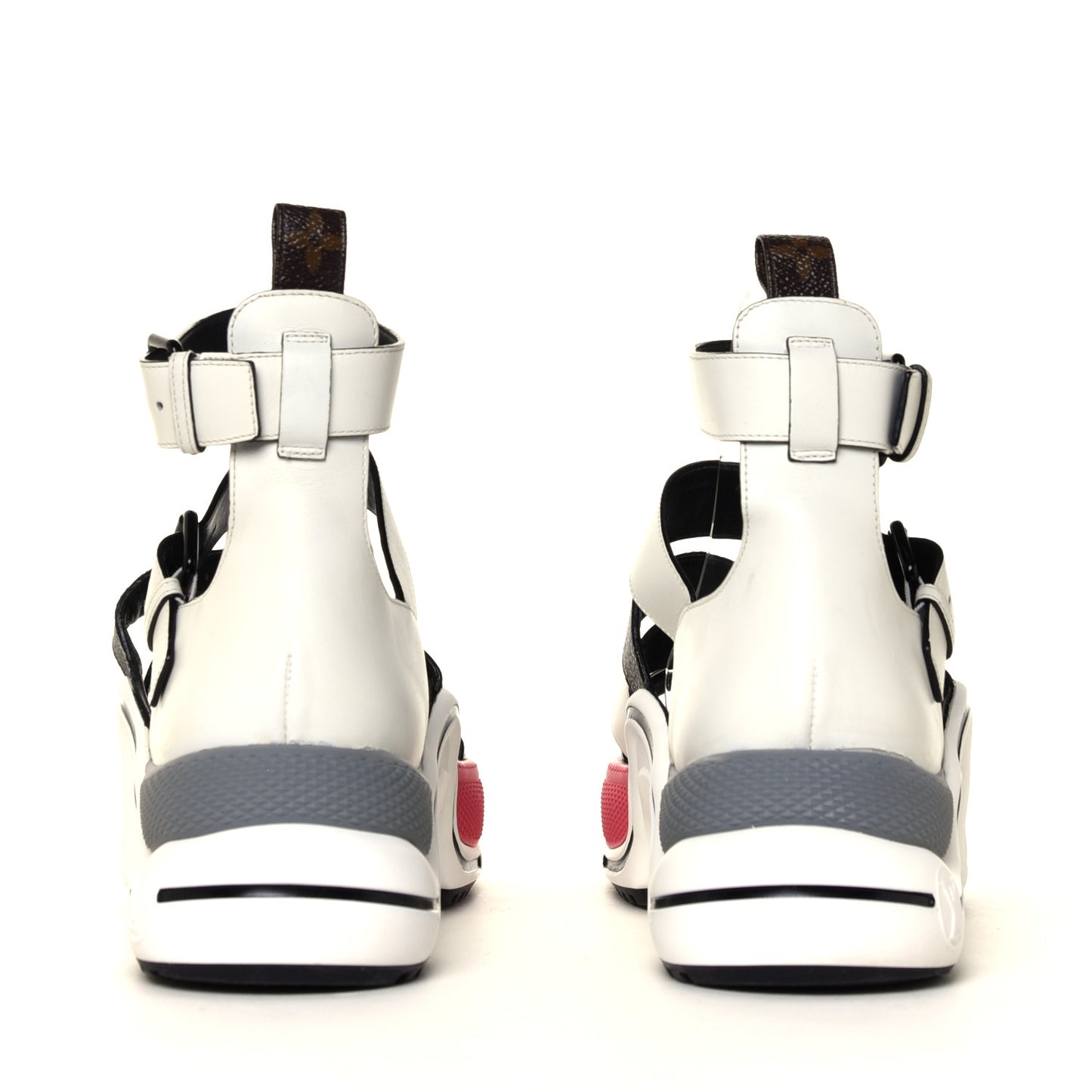 Patent Monogram LV Archlight Sandal 41 White