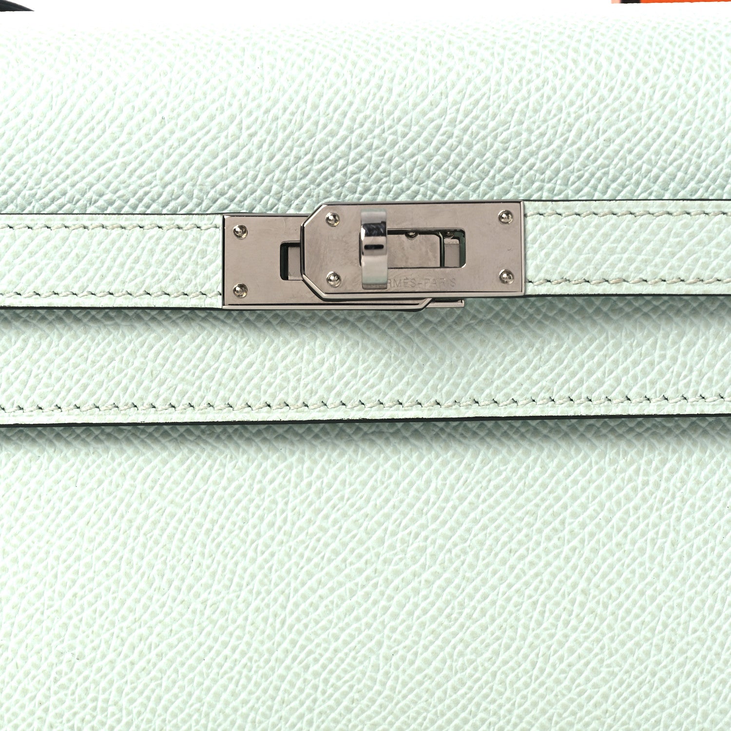 Hermes Epsom Kelly Wallet To Go Vert Peppermint 8 of 12