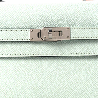 Hermes Epsom Kelly Wallet To Go Vert Peppermint 8 of 12
