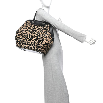 Louis Vuitton Jacquard Velvet Leopard Print Stephen Sprouse North South Bag Black 2 of 11