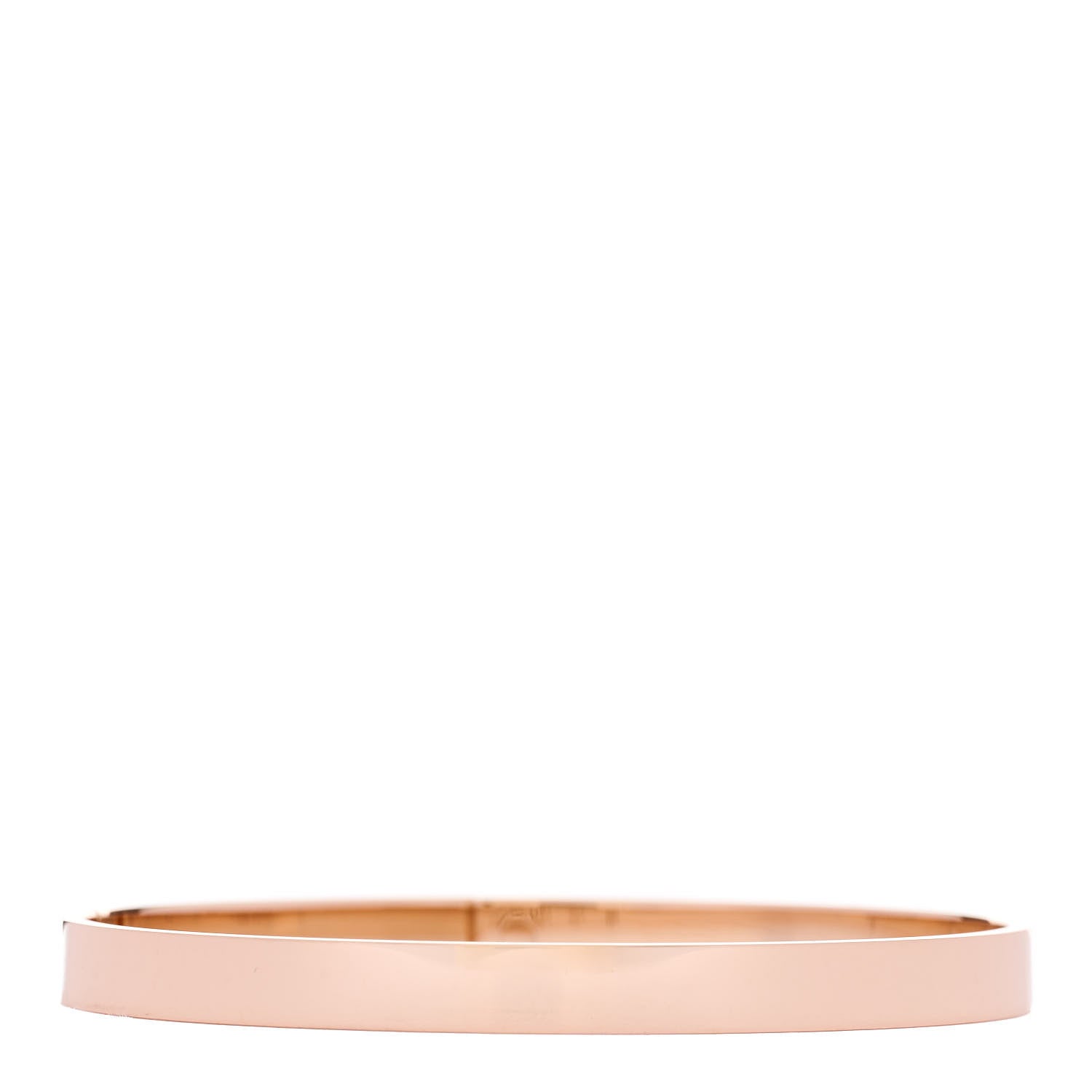 Hermes 18K Rose Gold Diamond PM Kelly Bracelet LG 3 of 5
