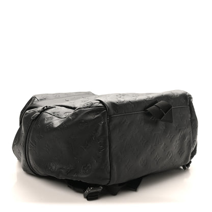 Louis Vuitton Calfskin Monogram Shadow Discovery Backpack Black 4 of 9