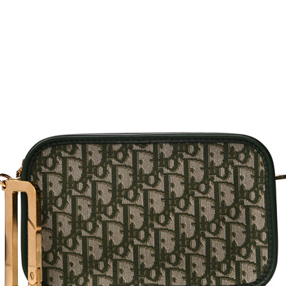 Christian Dior Oblique Diorquake Clutch Green 8 of 10