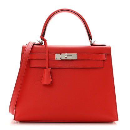 Hermes Epsom Kelly Sellier 28 Rouge de Coeur 1 of 15