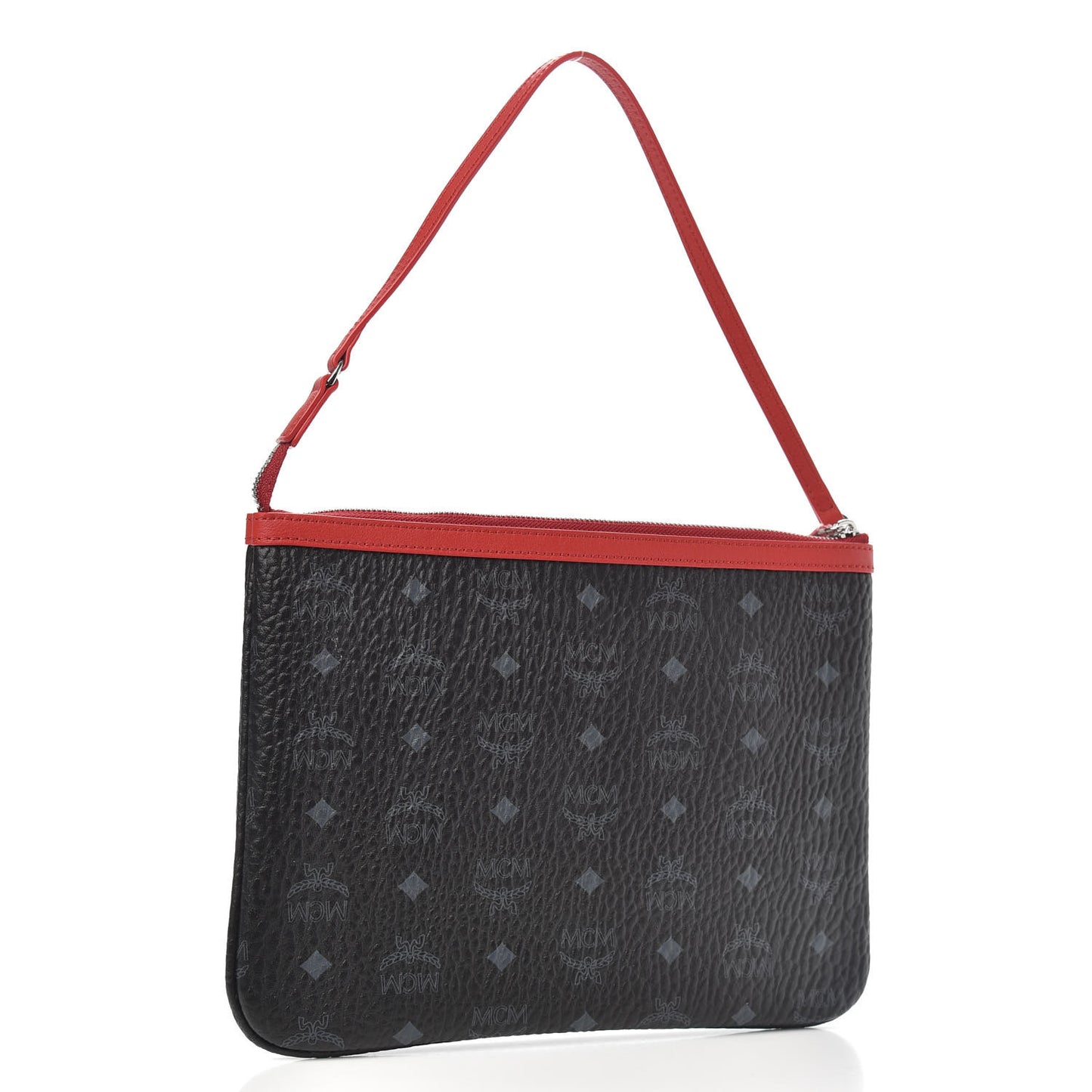 Visetos Liz Shopper Tote Pouch Black Red