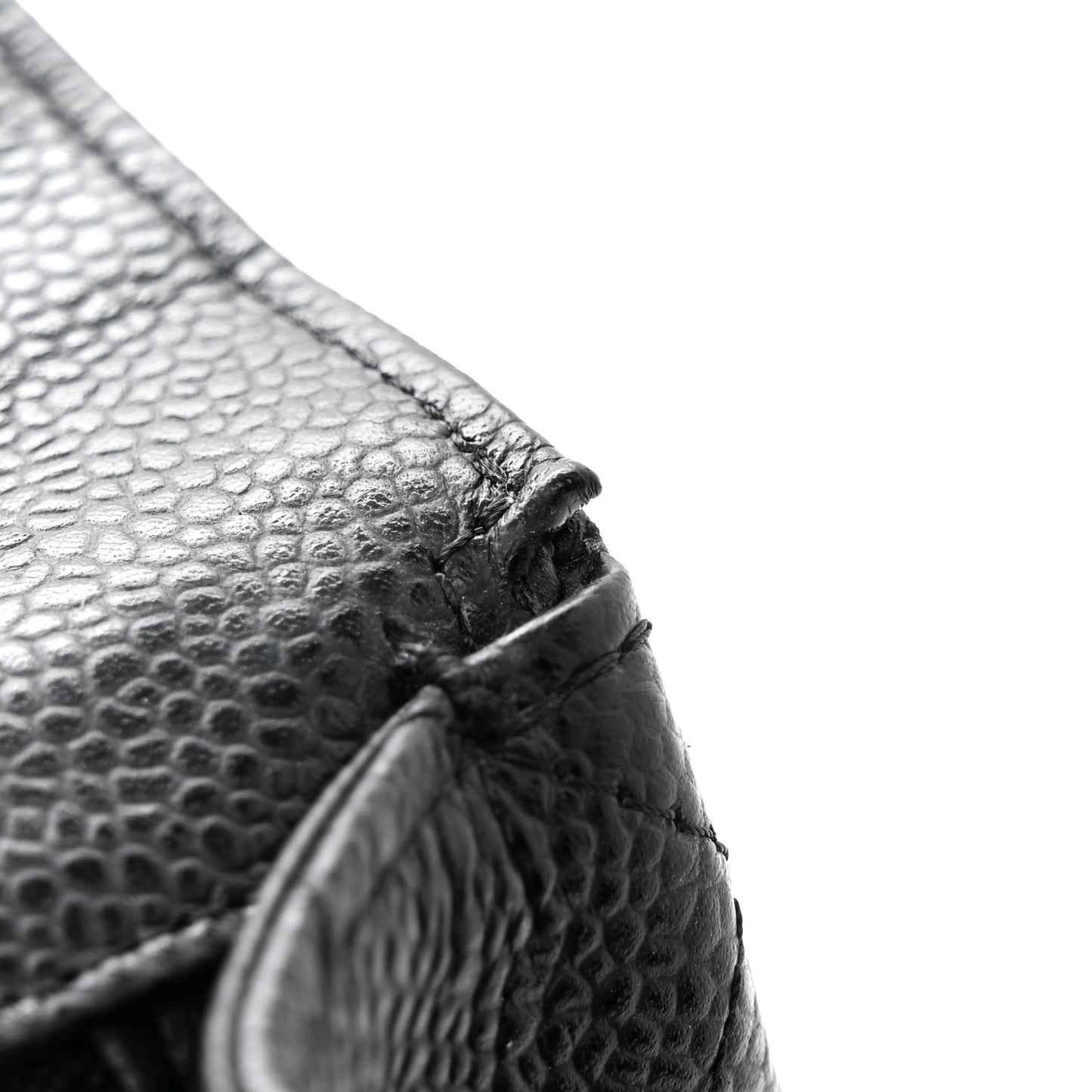 Caviar Quilted Jumbo Single Flap Black
