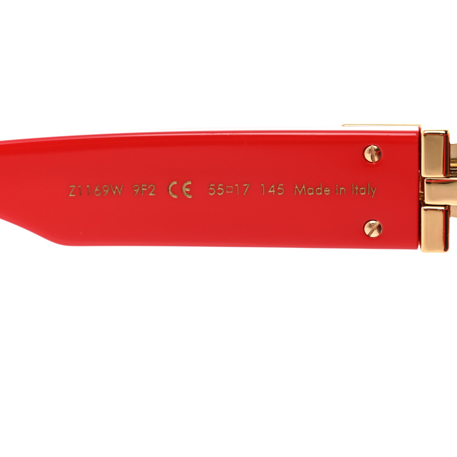 Louis Vuitton Acetate 1.1 Millionaires Z1169W Sunglasses Red 5 of 7