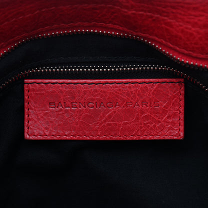 Balenciaga Agneau Arena Giant 12 Silver Hardware Part Time Coquelicot Rouge Coquelicot 6 of 13
