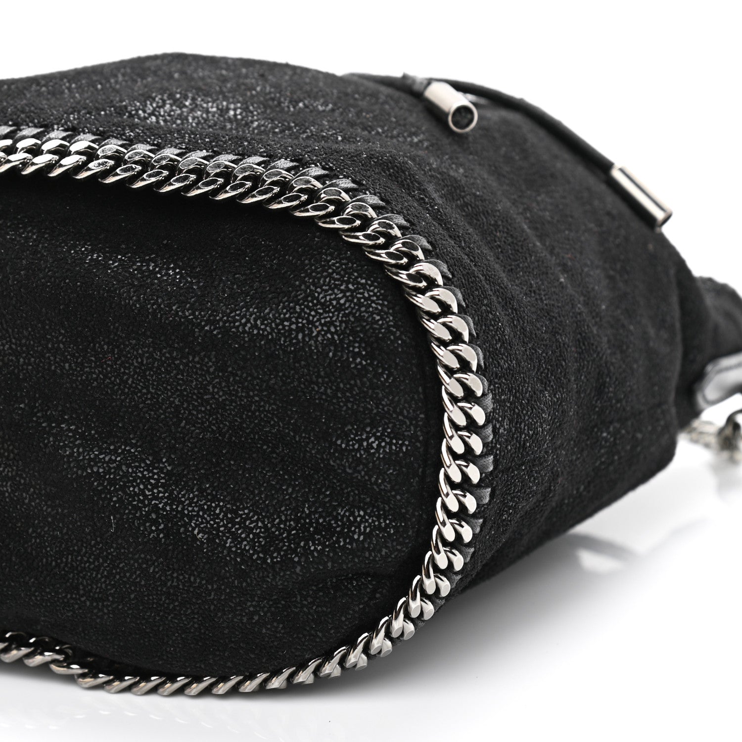 Stella McCartney Shaggy Deer Small Falabella Bucket Bag Black 9 of 11